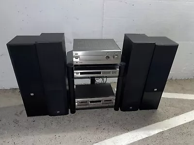 Kaufen Yamaha Hifi Stereoanlage,Yamaha AX-592, KX-W321, TX-492 RDS • 200€