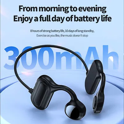 Kaufen Bone Conduction Headphones Bluetooth 5.0 Wireless Earbuds HIFI Music Headset NEW • 15.80€