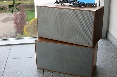 Kaufen VINTAGE: HECO SM 635 HIFI-Lautsprecherboxen 70er-Jahre Nußbaum • 24€