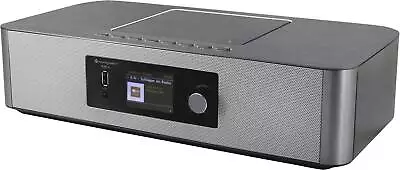Kaufen Soundmaster ICD2020 Design Radio CD Player Bluetooth DAB+ Silber NEU OVP • 199€