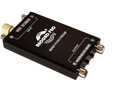 Kaufen Record Pro RP-110 Schaltbar MM - MC Phono Stage Vorverstärker (mit UK Adapter) • 80.69€