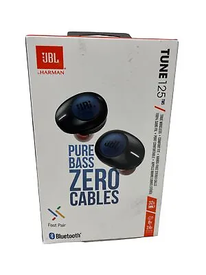 Kaufen (G2) JBL Tune 125 TWS In-Ear Bluetooth-Kopfhörer Blau • 59.95€