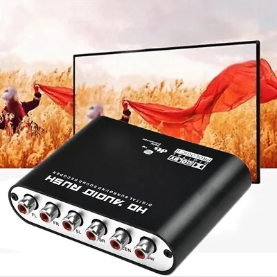 Kaufen Pro Digital Optisch Toslink Coax Dolby AC3 Dts Sich 5.1CH Analog Audio Converter • 33.53€