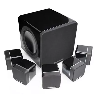 Kaufen Cambridge Audio Minx 215 Heimkino 5.1 Lautsprecher SET Inkl. Subwoofer Schwarz • 939€