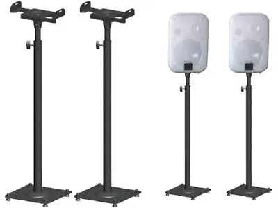 Kaufen 2 X Audio Boxen Stative Höhenverstellbar Ständer Lautsprecherstativ Lautsprecher • 60.30€