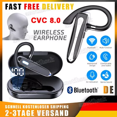 Kaufen Bluetooth 5.1 Kopfhörer Wireless Headset Freisprech Mikrofon Für IPhone Samsung • 14.52€