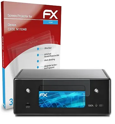 Kaufen AtFoliX 3x Displayschutzfolie Für Denon CEOL N11DAB Schutzfolie Klar Folie • 8.59€