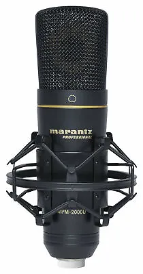 Kaufen Marantz MPM-2000U USB Kondensator Mikrofon 16mm Kapsel Niere Studio Live Zubehör • 89.72€