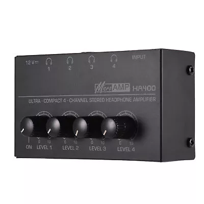 Kaufen HA400 Ultrakompakte 4-Kanal--Audio-Stereo-Kopfhörer-Verstärker T7M8 • 17.02€