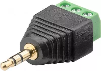 Kaufen Adapter Terminalblock 3 Pin - Klinkenstecker 3,5mm 3 Pin Stereo Schraubbar • 1€