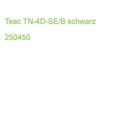 Kaufen Teac TN-4D-SE/B Schwarz 250450 (4907034224135) • 589.22€