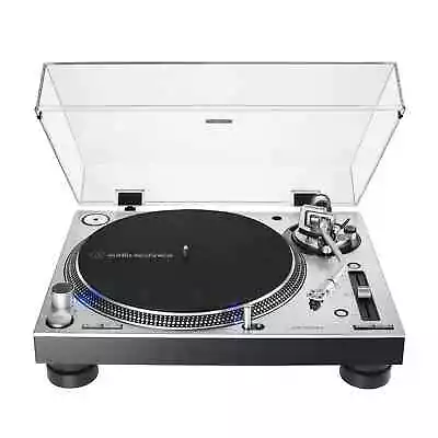 Kaufen Audio-Technica AT-LP140XP Plattenspieler Silber Direct-Drive DJ Cartridge AT-XP3 • 175.25€