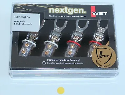 Kaufen WBT 0681 Cu Nextgen Plasma Protect Kabelschuhe Sandwich Spade 8mm  Neu In OVP • 109.90€