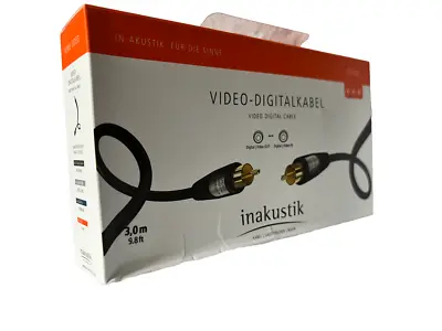 Kaufen Inakustik Star Video Digitalkabel Cinch Kabel Vergoldet Koax RCA Sub 3m • 6.49€