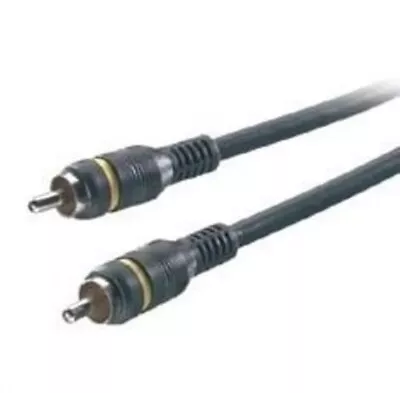 Kaufen Vivanco 2m Cinch-kabel Digital Koax-kabel Koaxial-kabel 1-1 Cinch-stecker 1x Rca • 5€