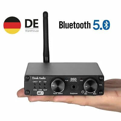 Kaufen Bluetooth D/A WANDLER XMOS USB DAC COAX OPT Toslink Decoder PCM384Khz / DSD256 • 100€