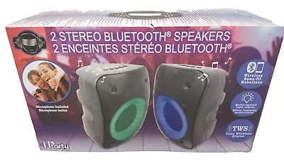 Kaufen Lexibook Karaoke BTS500Z IParty-2 Stereo Lautsprecher, Inkl. Mikrofon, LED • 58.99€