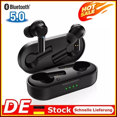 Kaufen TWS Kopfhörer Bluetooth 5.0 Wireless Touch Control In-Ear Ohrhörer HIFI Headset • 15.08€