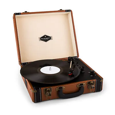 Kaufen Retro Vinyl Platten Spieler Koffer Vintage Design Usb Recorder Integrierte Boxen • 75.99€