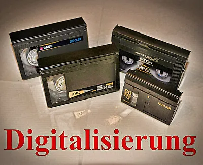 Kaufen Digitalisieren überspielen Kopieren / 10x Hi8 Video8 Kassetten Videoband Auf DVD • 45.60€