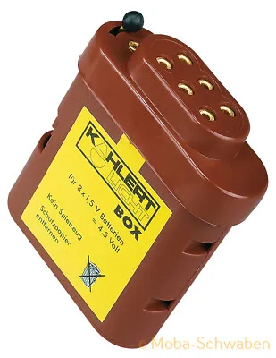 Kaufen Kahlert 60897 Batteriebox Für 3x1,5 Volt Mit Verteiler In Kappe     *NEU/OVP* • 9.85€