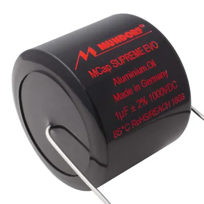 Kaufen Mundorf MCap SUPREME EVO Öl 1,0uF 2% 1000VDC Audio Kondensator Capacitor 860498 • 17.80€