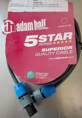 Kaufen Adam Hall Speakon Kabel 2x 2.5qmm NEUTRIK 5 Star 15m K5 S225 • 32.90€