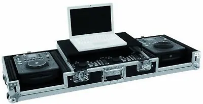 Kaufen Konsole LS-1 PROFI Mit Laptopablage Für MIXER + 2x CD PLAYER Mobile DJ Desk Case • 279.99€