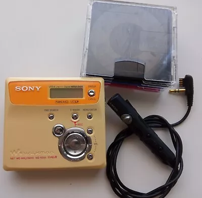 Kaufen Sony Walkman Mz-n505 Portable  Minidisc  Recorder + 5 Minidisc • 140.99€