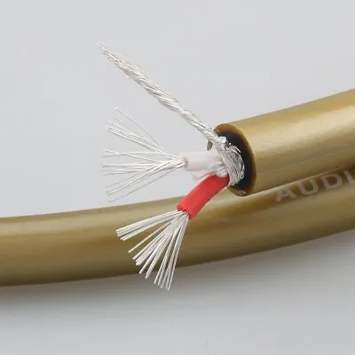 Kaufen 1 Meter Kupfer Versilbert 5C Audio Kabel Koaxialleitung Für HIFI Cable DIY 9.8mm • 10.70€