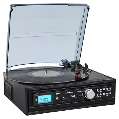 Kaufen MEDION MD43142 Schallplatten Und Kassettendigitalisierer AUX MP3 Umwandlung • 49.99€