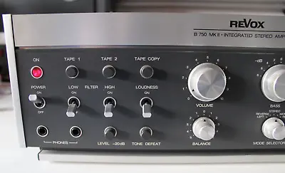 Kaufen Revox B750 MK2 Stereo Amplifier High End Verstärker B750 MKII Mit VIDEO • 599€