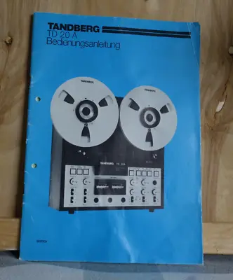 Kaufen Tandberg TD 20A Bedienungsanleitung User Manual Instructions • 15€
