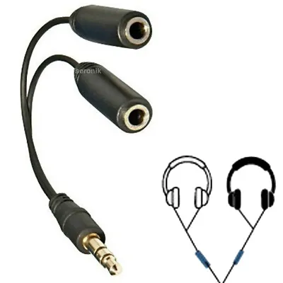 Kaufen Kopfhörer Splitter AUX Y-Adapter Klinke Y Kabel Verteiler Audio 3,5mm Stecker • 3.88€