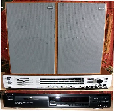 Kaufen Vintage Anlage: Blaupunkt Radio + 2 Wegaboxen (70er) + Sony CD Player • 99.99€