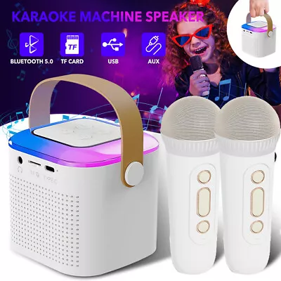 Kaufen Profi Karaoke Set Anlage Bluetooth Karaoke Lautsprecher Machine Mit 2 Mikrofonen • 27.99€