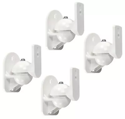 Kaufen 4x Lautsprecher Wandhalterung Weiß Halter Für TEUFEL LOGITECH JBL BOSE Boxen • 24.90€