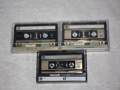 Kaufen   3 MCs Musikkassetten --  MAXELL XL II 90 (Gold Label) 90min (bespielt!?)   • 6€