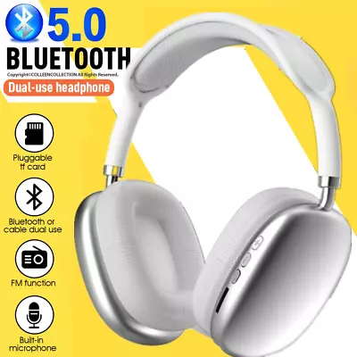 Kaufen Bluetooth Kopfhörer Headset Over-Ear Ohrhörer Headphone HiFi Ohrhörer Geschenk • 16.99€