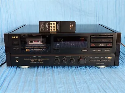 Kaufen AKAI GX-95 Stereo Cassette Deck Reference Master + RC-G95 Remote Control Unit • 535€