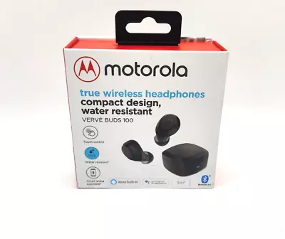 Kaufen Motorola Verve Buds 100 Bluetooth In Ear Kopfhörer Tragbar Ladebox Mikrofon Head • 29.99€