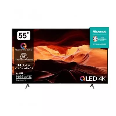 Kaufen Hisense 55E77KQ PRO QLED-Fernseher 139 Cm/55 Zoll 4K Ultra HD Smart-TV • 519.99€
