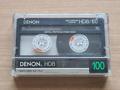 Kaufen DENON HD8 100 Type II Audio Kassette Cassette, 1987, TOP Condition, Very Rare • 14.99€