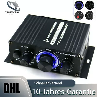 Kaufen 12V Mini 400W HIFI Digital Stereo Audio Verstärker AMP Auto Verstärker FM Radio • 16.98€