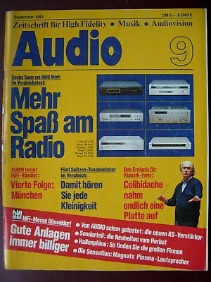 Kaufen Audio 9/80 Denon DL-303, Mørch UP-4, Kücke KS V 32 +  KS E 42, Grundig T-5000 • 12€