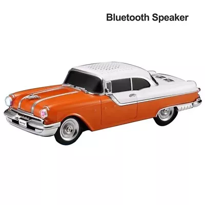 Kaufen Klassischer Drahtloser Bluetooth Lautsprecher Pontiac Auto Form Ghettoblaster TF Karte USB Radio • 55.30€