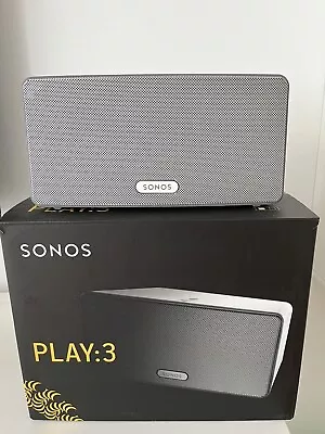Kaufen Sonos Play 3 Drahtlos Lautsprecher - Weiss • 12.01€