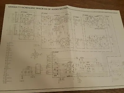 Kaufen Sansui 771 Complete Circuit Diagram Copy (2 Pages)  For Stereo Receiver 1974 • 9.99€
