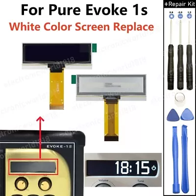 Kaufen For PURE Evoke Marshall 1S Portable FM Radio White OLED Display Screen Parts NEU • 42.83€