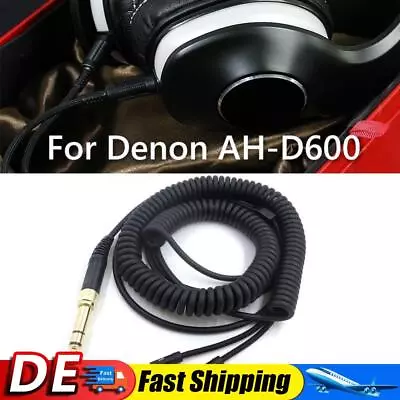 Kaufen Wired Headset Spring Audio Cable For Denon AH-D7100/D9200 HiFi Cord Accessories  • 14.74€